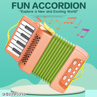 Latest Educational Electronic Folding Unisex Piano Keyboard Toy Accordion Musical Instrument Set with Music for Kids in China