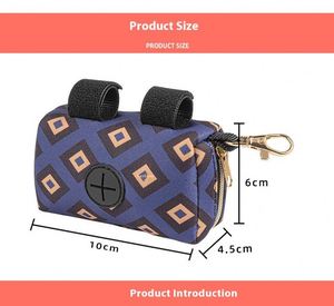 Dispensador de Bolsas para Excrementos de Mascotas Oxford Personalizado, Impermeable, Ligero, para Exteriores, Manos Libres, para Correa de Perro - Product Image 5