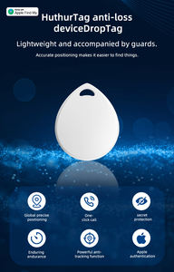プラスチック製GPSスマートトラッカー紛失防止機能付きiTag「Find My」追跡iOSアプリ対応ワイヤレスエアタグリモートペットカメラバッテリー付属 - Product Image 2
