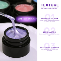 Gel à ongles Spider Private Label sans HEMA ni TPO, 8 couleurs, logo personnalisé, gel UV/LED, certifié CPSR