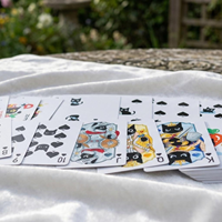 Jeu de cartes personnalisé de luxe avec logo imprimé, pour couple, famille et jeux de société pour adultes, éducatif