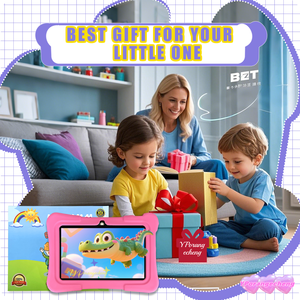 New <span class=keywords><strong>7</strong></span>-Inch MTK Trẻ Em Máy Tính Bảng PC 2GB RAM Android 12 3000MAh 1024X600 Độ Phân Giải Dễ Thương Silicone Trường Hợp Giáo Dục Đồ Chơi Trường Học Giáng Sinh - Product Image 3