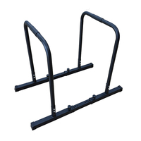 Barres parallèles Tellus, support de barres croisées, cadre à double barre en acier, portable et durable pour la musculation à domicile, flexion des bras