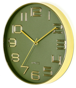 12Inch Plastic <strong>Chrome</strong> Raised Number Decorative rose gold silver Cheap <strong>Wall</strong> <strong>Clock</strong> - Product Image 3