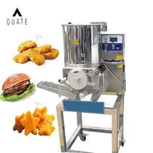 Automatic Chicken Nugget Hamburger machine Burger Press Maker Jamaican Beef Patty Make Form Machine