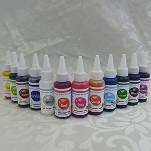Agua y aceite de grado alimenticio vibrante de 30ml, colores de pastel de doble propósito, colorante comestible para pasteles, postres, <span class=keywords><strong>Chocolate</strong></span> - Product Image 4