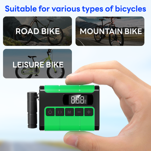 Richtek Portable Mini gonfleur de vélo électrique sans fil <span class=keywords><strong>compresseur</strong></span> d'air 6000mAh jauge numérique <span class=keywords><strong>Presta</strong></span> Valve pneu plastique 150psi - Product Image 4