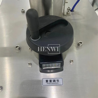 Henwi Halbautomat ische vertikale 1-Düsen-Füllmaschine Ultra hochviskoses klebriges Material Flüssigkeits suspendierter fester Wiege füller