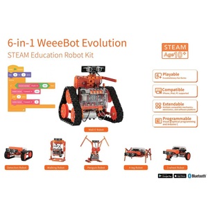 Faca Voce Mesmo <span class=keywords><strong>6</strong></span> Em 1 Educativo De Programacao Educativa Stem Kit De Robo Para Ninos Escola - Product Image 2
