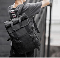 Sac à dos tactique imperméable antivol avec GPS - Grande capacité, système Molle, sac de randonnée pour les amateurs de voyage et de fitness