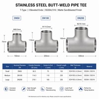 Conexión en T Roscada de Acero Inoxidable SS316 Forjado Industrial, Clase 3000 NPT ASME B16.11, Alta Presión y Temperatura, para Tuberías de Petróleo, Gas y Petroquímicos