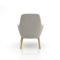 Fauteuil de salon moderne en cuir PU souple pour hôtel, fauteuil de club, fauteuil de détente blanc, fauteuil d'appoint