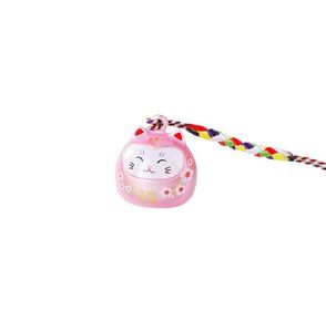 Commercio all'ingrosso gatto in metallo natale campana appesa ornamenti giapponesi di qualità acqua chiusa campana d'acqua per portachiavi - Product Image 5