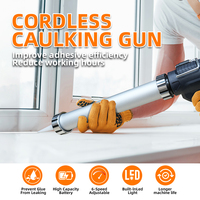 MAXXT Pistolet à calfeutrer sans fil de 600ml en silicone adhésif portable fonctionnant sur batterie automatique de qualité pour le bricolage à usage industriel