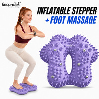 Stepper inflable para ejercicios, tapete de acupresión para masaje de pies, para fitness de personas mayores, venta al por mayor, directo de fábrica, modo dual