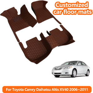 อุปกรณ์ตกแต่งภายในรถยนต์ขายส่ง พวงมาลัยซ้าย พรมปูพื้นรถยนต์กันน้ำ สำหรับ Toyota Camry Daihatsu <span class=keywords><strong>Altis</strong></span> XV40 ปี 2006~2011 - Product Image 2
