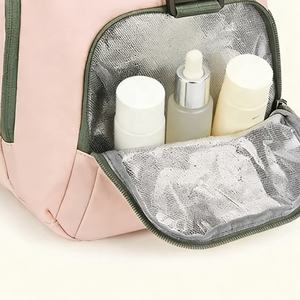 <span class=keywords><strong>Sac</strong></span> <span class=keywords><strong>de</strong></span> <span class=keywords><strong>sport</strong></span> personnalisé rose pour femme, <span class=keywords><strong>sac</strong></span> <span class=keywords><strong>de</strong></span> voyage robuste en toile <span class=keywords><strong>de</strong></span> coton avec poche et compartiment à chaussures - Product Image 5