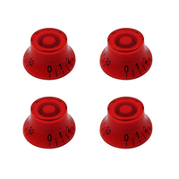 Boutons de vitesse en plastique rouge pour guitare basse, boutons de guitare électrique pour guitare électrique LP SG, pièces de guitare électrique en gros