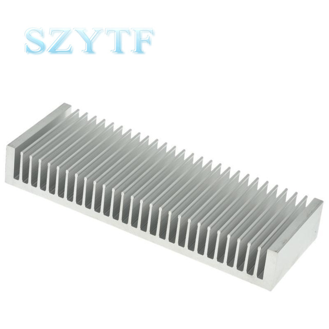 High Quality 200*60*30MM Silver Aluminum Heat Sink Special Thicker Amplifier
