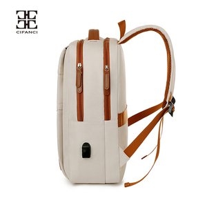 Zaino per Laptop da Uomo Omantu con Logo Personalizzato, in Tessuto Oxford, Doppia Cerniera, Grande Capacità, per Viaggi d'Affari - Product Image 2