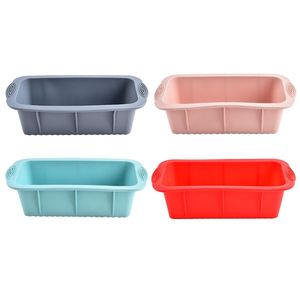 Molde para hornear pan <span class=keywords><strong>de</strong></span> silicona para uso doméstico sin BPA, molde rectangular <span class=keywords><strong>de</strong></span> silicona para pan largo, pasteles <span class=keywords><strong>de</strong></span> <span class=keywords><strong>queso</strong></span>, molde para tostadas casero - Product Image 2