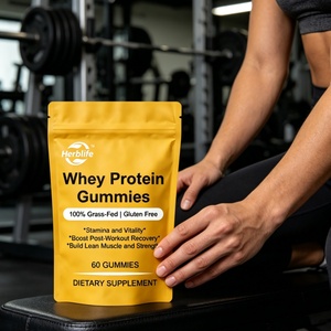 Factory OEM ODM Whey Protein <b>Gummy</b> <b>Candy</b> Vegan Amino Acid Sports Nutrition Energy Supplement Creatine BCAA Whey Protein Gummies - Product Image 4