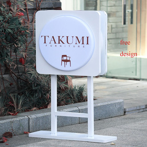 Kexian Custom Luminous Stand LED Box Vacuum Forming LightBox Sign Outdoor Waterproof Customized Advertising Light Box