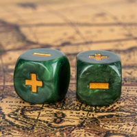 Dés à jouer FACCUB personnalisés en résine sculptée/plastique D6 à 6 faces, 16mm/30mm/40mm, pour jeux de rôle DND