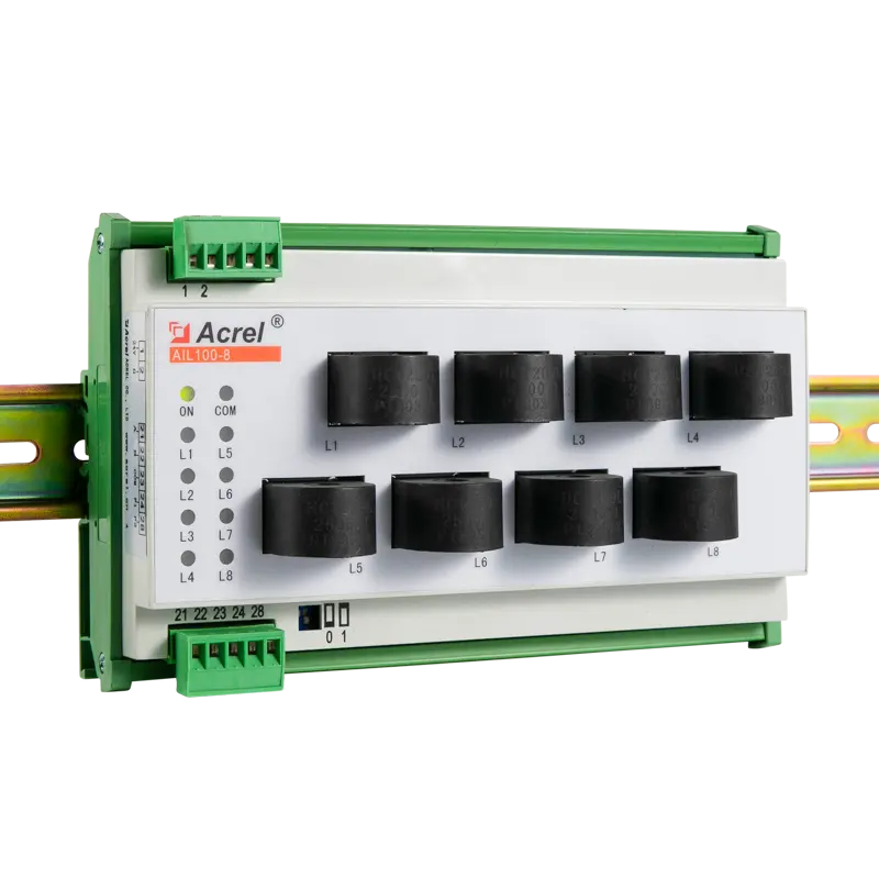 نظام تكنولوجيا المعلومات الطبي من Acrel به 8 حلقات جهاز مراقبة العزل وتحديد أماكن الخطأ AIL150-8 مع CAN لغرف العمليات بالمستشفيات