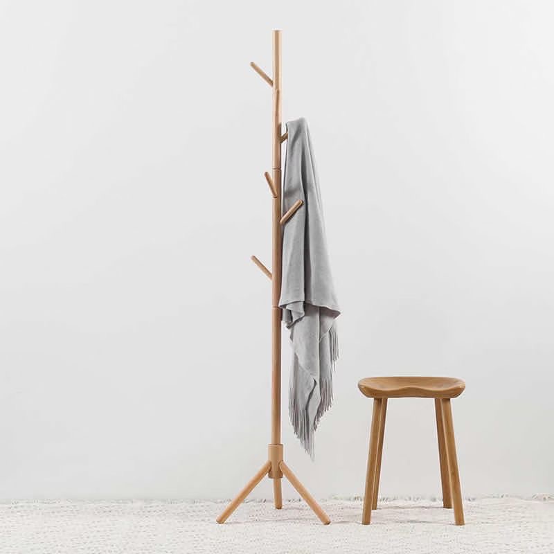 Porte Manteau Perchero Barato Atacado Quarto Sala Mobiliário Modern Stand Hanger Cabide De Madeira Coat Rack