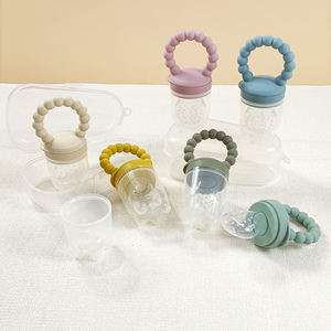 Dispositif de mastication pour bébé en silicone de qualité alimentaire, matériau résistant à la chaleur, nourrisseur de légumes et de fruits pour nouveau-né - Product Image 2