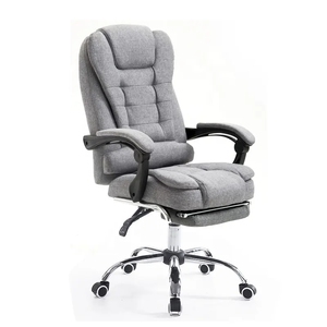 Modern Executive Computer Ergonomic High Back Leather Boss Office <b>Chairs</b> With Footrest - Product Image 4