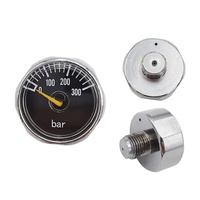Manometer Tekanan Udara Terkompresi Mini Mikro HPA Brass dengan Profil Kecil 1/8BSPP(G1/8)