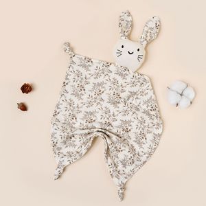Couverture douillette imprimée pour bébé, best-seller transfrontalier, en pur coton <span class=keywords><strong>double</strong></span> <span class=keywords><strong>gaze</strong></span>, compagnon de sommeil, jouet en peluche chat - Product Image 1