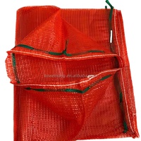 Hoge kwaliteit PP zak met trekkoord, Leno mesh, 60x90cm, 38g, heavy duty, op maat gemaakte kleur voor landbouwverpakkingen fruit