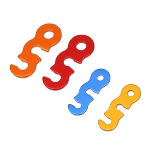 Tenditore per Corda in Lega di Alluminio Leggero, Fissatore Regolabile per Corda, Tenditore per Corda da Campeggio per 1-2 Persone - Product Image 2