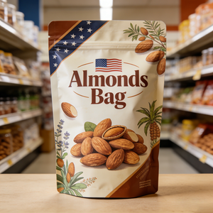 שקיות אריזה מותאמות אישית 500 יחידות 1000 יחידות MOQ נמוך, אטומות לריח, ללא BPA, עם סגירת רוכסן, להדפסה דיגיטלית, שקיות עומדות למזון, סושי, חלב - Product Image 2