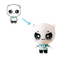 Produit personnalisé de personnalisation d'animal en peluche d'usine jouets en peluche doux mignons pour bébé