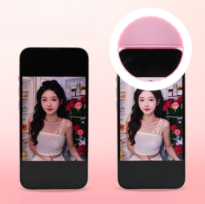 MIXWARES <span class=keywords><strong>Support</strong></span> de téléphone portable <span class=keywords><strong>LED</strong></span> personnalisé avec logo, trépied portable à clip, bâton de caméra rechargeable, <span class=keywords><strong>support</strong></span> de selfie pour téléphone portable - Product Image 3