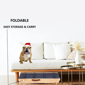 Rampa per Cani in Legno, Scala per Auto a 5 Livelli, Gradini per Animali Domestici per Cani e Gatti, Scala Pieghevole in Legno per Animali - Product Image 2