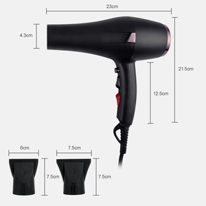 Secador de Pelo <span class=keywords><strong>Eléctrico</strong></span> de Alta Potencia 2000W con Protección Contra Sobrecalentamiento, Aire Frío y Caliente, 3 Velocidades, Empaque de Regalo para Salones de Belleza - Product Image 1