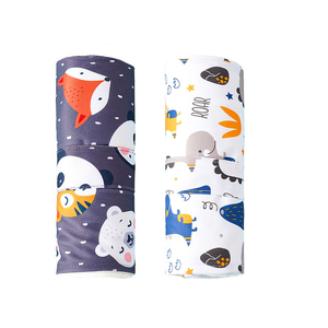 Tapis à langer Happyflute lavable, imperméable, pliable, réutilisable, imprimé, en velours doux, pour bébé, 40*70cm - Product Image 2