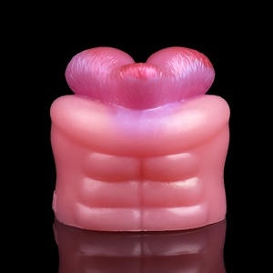 GEEBA Stimulateur de gland vibrant coloré en forme d'animal, masseur de prostate pour plaisir masculin, masturbateur d'exercice, jouets sexuels souples, prix de gros - Product Image 6