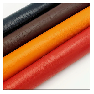 crocodile skin Faux synthetic leather PVC 0.5mm thickness for box case packing notebook leather material