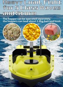5000毫安时12000毫安时寻鱼饵船新空间500米遥控长电池彩色双设计 - Product Image 3