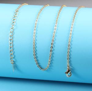 Vekeklee 18Inch Cơ Bản Vài Mạ Vàng Hop Dubai <span class=keywords><strong>New</strong></span> 18K Vòng Cổ Vàng Thiết Kế Chuỗi Cho Cô Gái Tốt Chuỗi Vòng Cổ - Product Image 2