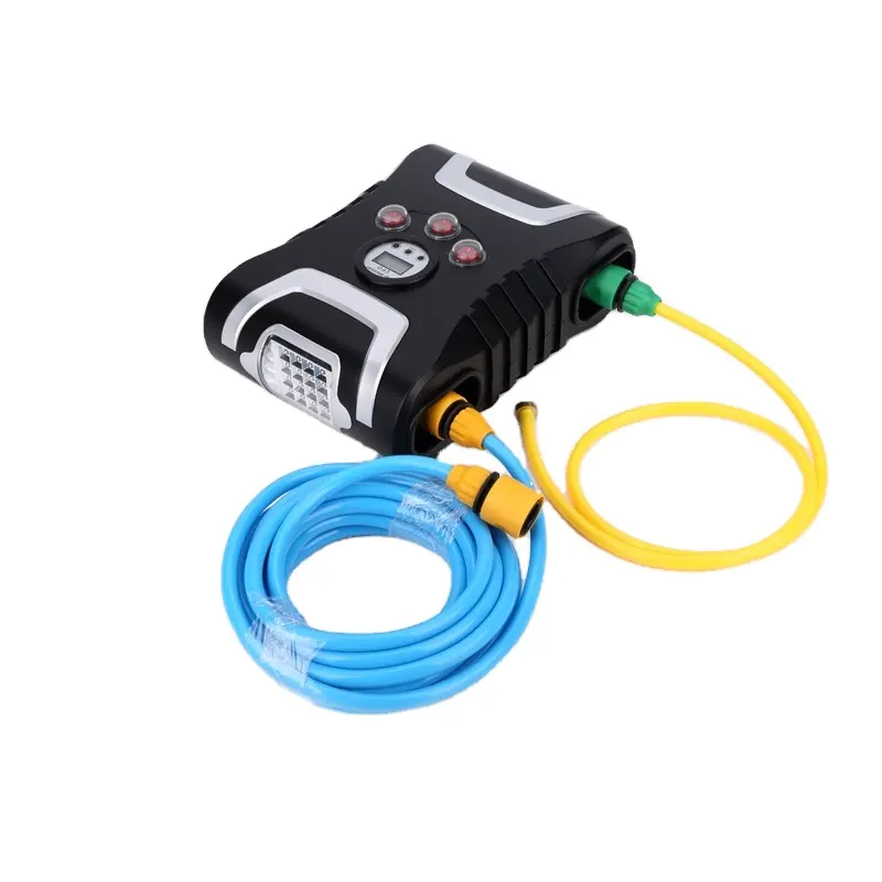 12V household portable auto washing machine electric mini car machine with water pump and LED light