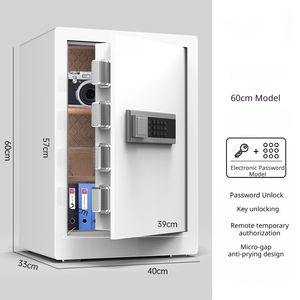 Caja Fuerte Inteligente de Alta Calidad de 60 cm con Cerradura de Huella Digital y Llave, para Montaje en Pared, Uso <span class=keywords><strong>Comercial</strong></span> y Doméstico, para Oficinas y Hoteles - Product Image 3