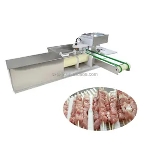 BBQ Meat Skewer Machine / Meat Cutting Machine Skewer / Meat Skewer Grill Machine Automatic