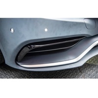 Kit de Carrocería para Benz Clase C W205 2016-2020, Parachoques Delanteros y Traseros, Faldones Laterales, Alerón Trasero, con Luces Antiniebla